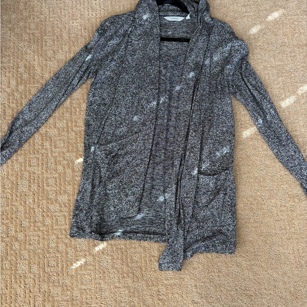 Athleta Charcoal Cardigan